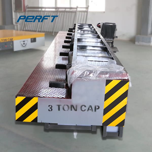 Motorized Transfer Cart For Steel Rolls Warehouse 80 Ton